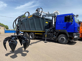 Ломовоз Р97М грейфер ГЛ-6М на шасси МАЗ 6312С5-8575-012